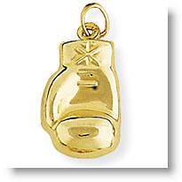 9CT GOLD BOXING GLOVE PENDANT / CHARM. MADE IN ITALY. RRP $125