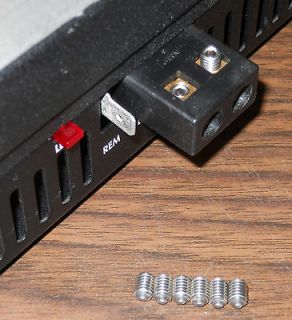 QTY 6 SET SCREW screws for Old School Rockford Fosgate amp amplifier