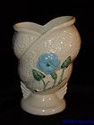 VINTAGE RARE ANTIQUE 1957 HULL CLASSIC USA BLUE FLORAL FLOWERS POTTERY