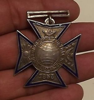 STERLING SILVER MASONIC ORDER MEDAL DECORATION CROSS AUSTRAL CALLAO