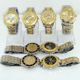 Wholesale 10 Fab Gold Luxury Gents Men watch Mixed NGT