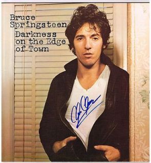 JSA AUTHENTICATED CLARENCE CLEMONS SIGNED SPRINGSTEEN ALBUM COVER SAX