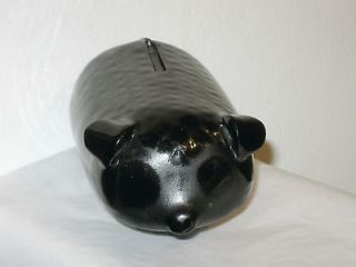 Luzern Handarbeit Pig Hedgehog Piggy Bank German Pottery Mid Century