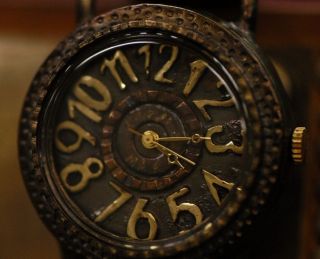 wrist Watch ANTIQUE steampunk timepiece  LARGO 