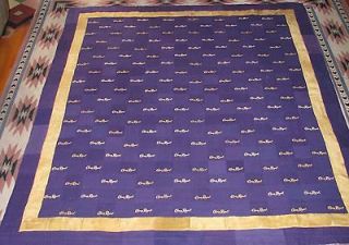 CROWN ROYAL BAG QUILT MADE FROM MORE THAN 160 BAGS