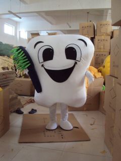 Professional Style Tooth Mascot Costume Adult Size