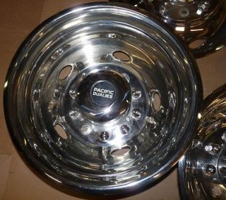 Dualies 43 1950 Polished 19.5 10 Lug SS Rear Wheel One Cover Only