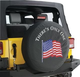 Jeep Wrangler  THERES ONLY ONE  Spare Tire Cover 32 33 Inch Mopar