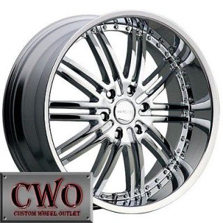 20 Chrome Menzari Zim Wheels Rims 5x120 5 Lug CTS BMW 1 3 Series Acura