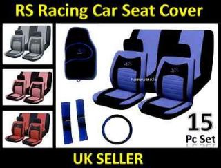 Racing Car Seat Harness Covers Mats Steering Wheel Seat Belt Pad Cover