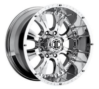 18 inch 2Crave NX 1 Chrome Wheels Rims 6x5.5 Sierra Yukon H3 Entourage