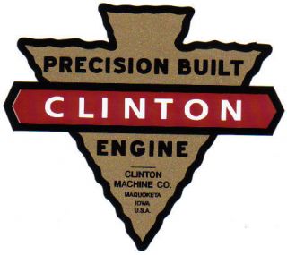 C5, #48 Clinton 4 Cycle engine decal set Wheelhorse