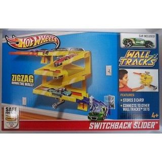 Hot Wheels Wall Tracks SWITCHBACK SLIDER Connects to Other Sets Car