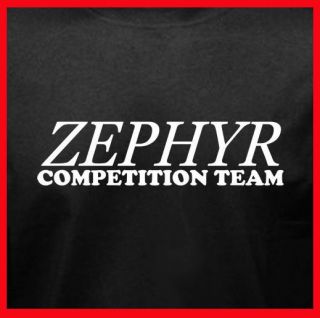 RARE NEW T SHIRT ZEPHYR COMPETITION TEAM ZBOYS LORDS SKATEBOARDS BLACK