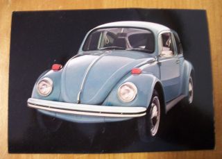 1972 VW Beetle Advertising Postcard, Volkswagen