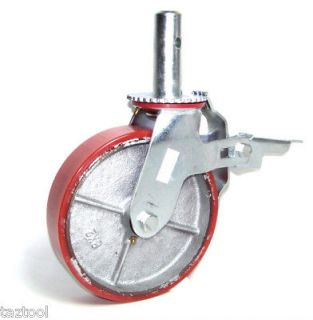 HEAVY DUTY Scaffold 8 X 2 Polyurethane Caster Wheel