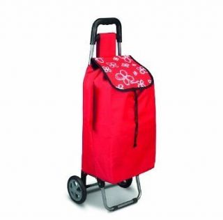 Cart Groceries Rolling Storing Portable Wheels Packing Carrying