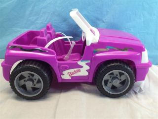 Vintage Mattel 1994 Barbie Purple Jeep 12 1/2 Long