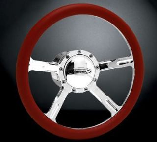 Budnik Shock 15.5 Polished Steering Wheel, Horn Button, and Adapter