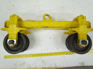 Beam Trolley For Straight or Curved Beams 3 3/8 Wide 5dia Wheels
