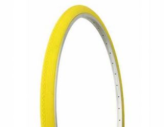 Tire Duro 27 x 1 1/4 Yellow/Yellow Side Wall HF 156 fixie bike beach