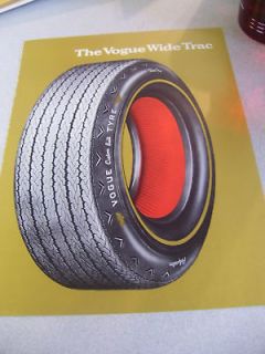 Rare Vogue Wide Trac Tire Advertisement