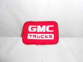 GMC Trucks PATCH ~ Red and White ~