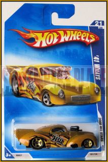2008 Hot Wheels 061 41 Willys Gold
