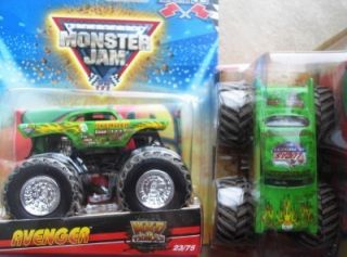 2010 Hot Wheels Monster Jam 23 Neon Avenger Mud Truck