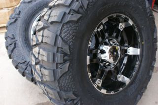 18 inch XD Spy Wheels Rims Nitto Mud Grappler Tires 38
