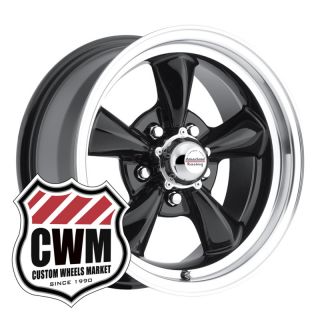 15x7 Black Wheels Rims 5x4 75 Lug Pattern for Chevy S10 Blazer 2WD
