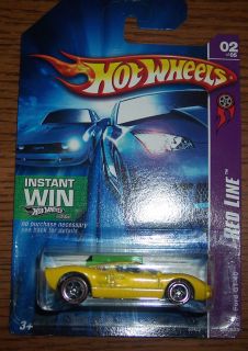 2007 Hot Wheels Redline Yellow Ford GT 40 New on Card