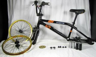 BMX Bike Frame Stolen 25T Sprocket Alien Nation Rims Parts Only