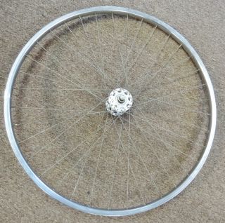 27x1 1 4 Schwinn Front Road Bike Wheel Tubular Rim Large Flange