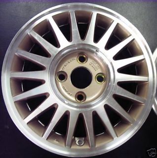 Honda Prelude Turbine Aluminum Wheel Rim 91 Original Factory OEM 63809