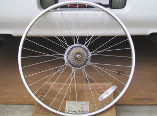Bike Rim Wheel with Shimano 7 Speed Cassette 27 x 1 25