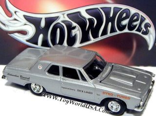 100 Hot Wheels Collectible 63 Plymouth Max Wedge 426