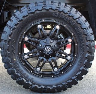 20 Fuel Hostage Rims 33x12 50x20 Toyo Open Country MT