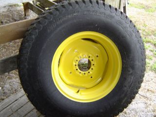 John Deere Compact Tractor Rear Tires and Rims for 4300