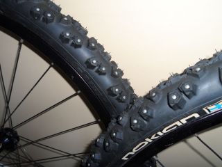  Extreme studded mountain bike tires Bontrager mustang rims 29er 29