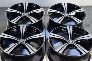 Polished Black Wheels BMW 323 325 335 128 135 330 318 Z3 Equinox Rims