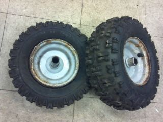Craftsman Murray MTD Snowblower Wheels Tires Rims 13X500X6 USED # FP60