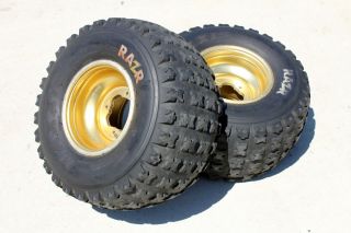  20 rear tires wheels aluminum rims Yamaha Banshee YFZ450 RAPTOR i24