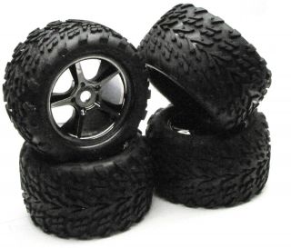 10 Brushless E Revo Tires 17mm Wheels Tyres Traxxas 5608