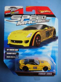 Hot Wheels Speed Machines Ferrari 599XX Yellow VHTF