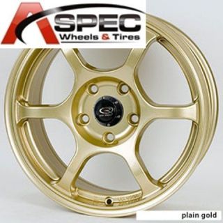 Rota Boost 17x7 5 5x100 ET45 Gold Wheels Rims