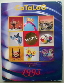 1995 Mattel Toy Catalog Boys Line Hot Wheels Nickelodeon Street Sharks