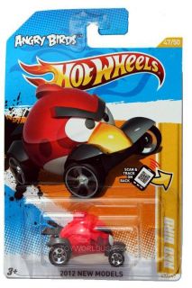 2012 Hot Wheels New Models 47 Angry Bird Red Bird