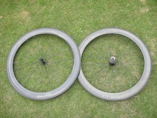 60mm Clincher Carbon Fiber Bike Wheels 700c Full Carbon Fiber Wheel