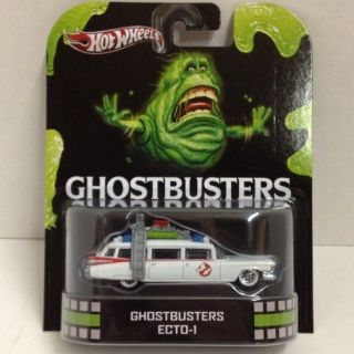GHOSTBUSTERS ECTO 1 2013 RETRO Hot Wheels 1 64 Scale Die Cast Car